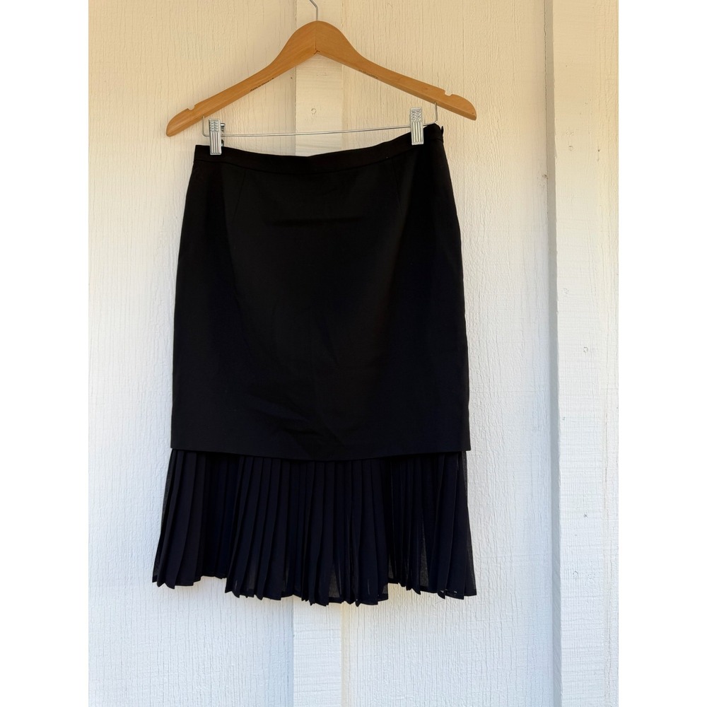 Vintage Ralph Lauren Black Label Black  Maxi Skirt sz 6
